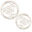 Abstract Wall Decor on Metal-512522135