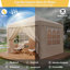3m X 3m Garden Pop-Up Gazebo With 4 Sidewalls Outdoor Folding Metal Canopy-112247718