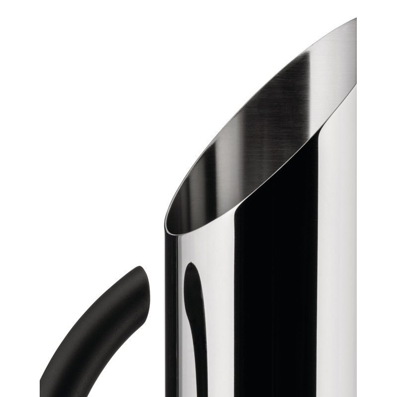 Stainless Steel Carafe with Black Polyamide Handle