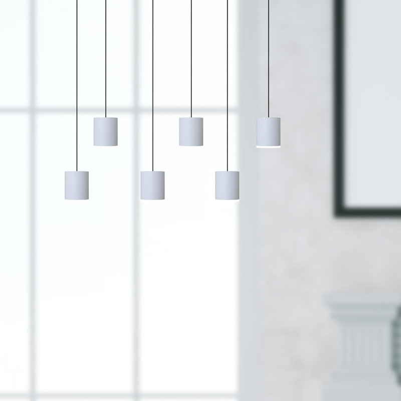 Andromedae 6 - Light Cluster Pendant, White