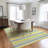 Kinslee Washable Striped Indoor / Outdoor Rug-146823966