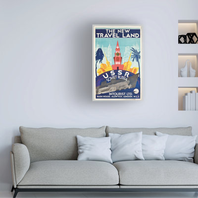Litvak, Max et Fedor, Robert, voyage en Russie, agence de voyage russe, vers 1930, art sur toile