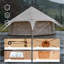 Tente de camping Oxford Bell (kaki)