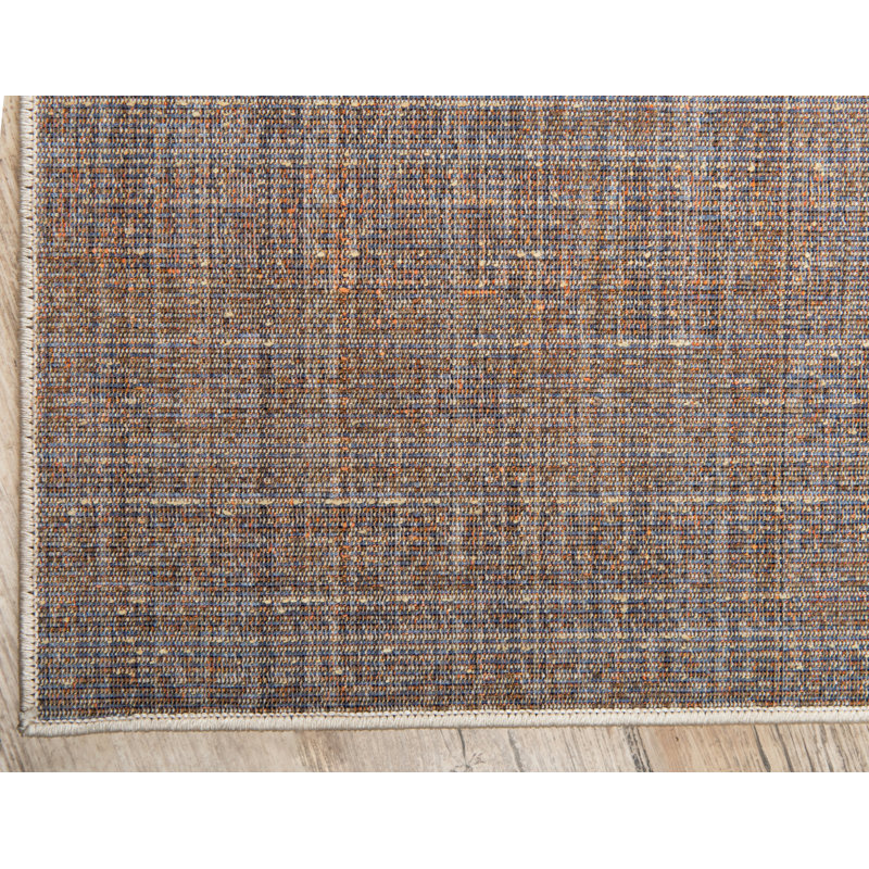 Tapis orange Zandra, Rectangle 4 pi 1 po x 6 pi 1 po