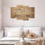 Ensemble de 4 pièces What The Fourche sur toile-1618610923