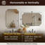 Miroir de salle de bain Minuette Cadre en acier inoxydable-897139969-908468828