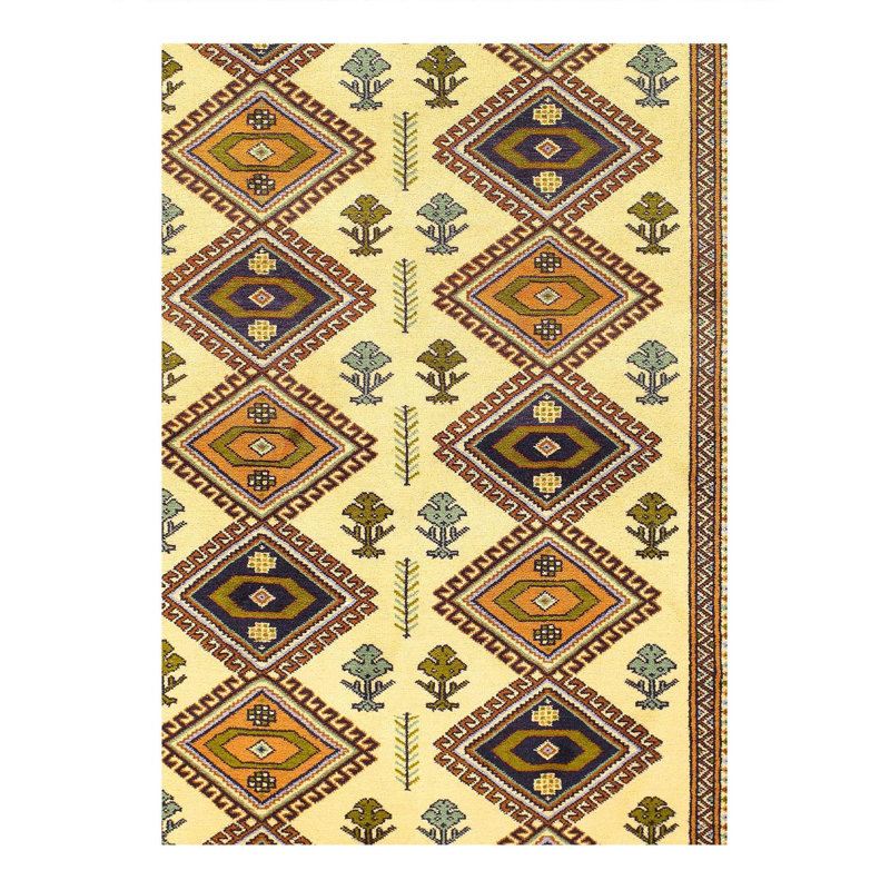 Jakeway Oriental Area Rug in Ivory
