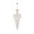 Elegant Lighting Spiral 28 light Chrome Chandelier Clear Royal Cut Crystal-23083917-23083921