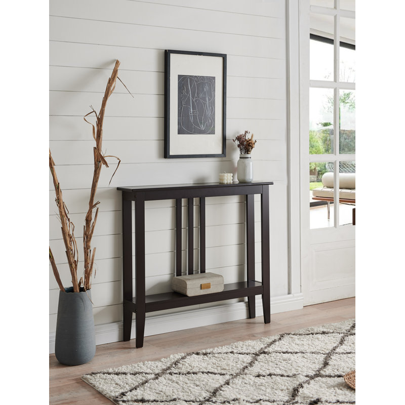 Aubreyana Entryway Table - Narrow Console Table - Console Table with Storage - Hallway Decor - Wood Console Tables for Entryway - Narrow Console Sofa Side Table