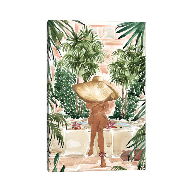 Mode vacances par Sabina Fenn - reproduction d'art, H 26 po x l 18 po x 1,5 po, Toile tendue, Aucun mat