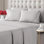 6 Piece Sheet Set, Soft Cooling Bed Sheets, Breathable & Wrinkle Free, Hotel Luxury Bedding