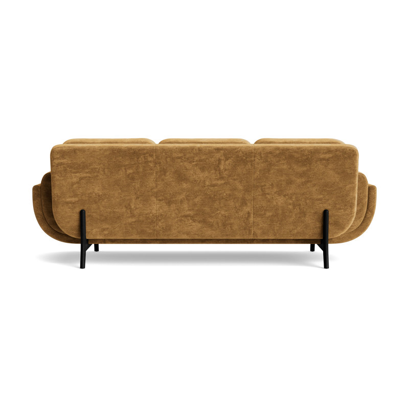 Regatta 100 Sofa, Vintage Chenille - Bronze, Black