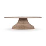 Amra Oval Solid Wood Dining Table
