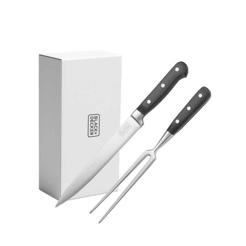 Ensemble de 2 couteaux à découper en acier inoxydable 2 pièces, 8 po et 7 po, couteau de cuisine