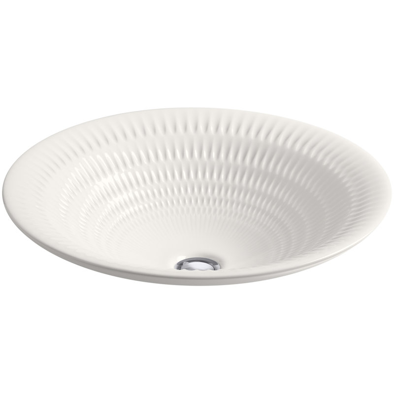Kohler Derring® Carillon , Artist Editions Round Carillon Wading Pool Bathroom Sink, Translucent White