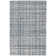 Tapis bleu / ivoire en laine Harris