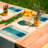 Polyester Abstract Rectangle Placemat