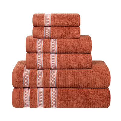 Ilseruth 6-Piece Zero-Twist Cotton Towel Set