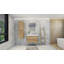 Ensemble de meuble-lavabo mural simple 35 po Carneshia-43200824