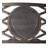 Ico Thoughts and Hearts Bronze Metal Memorial Garden Bench