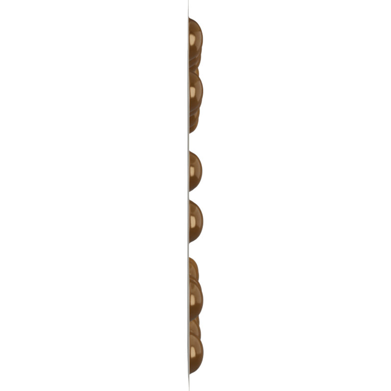 19 5/8"W x 19 5/8"H Emery EnduraWall Decorative 3D Wall Panel, Universal Aged Metallic Vintage Gold (Covers 2.67 Sq. Ft.)