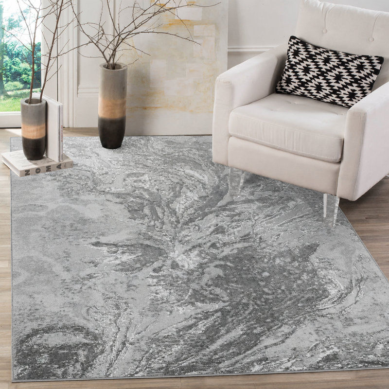 Bushmills Machine Woven Grey Indoor Rug, Rectangle 120 x 170cm