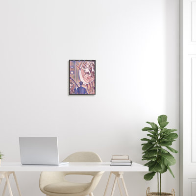 La Chahut, portrait de danse classique de George Seurat - peinture sur toile à cadre flottant