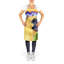No Pattern Bib Apron