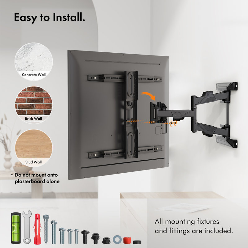 VonHaus Single Screen Wall Mount