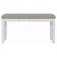 Ensemble de table de salle à manger 6 pièces avec 4 chaises et un banc-115300633