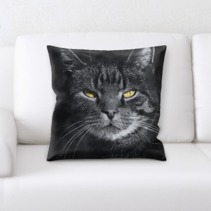 Lassiter Cat Throw Pillow