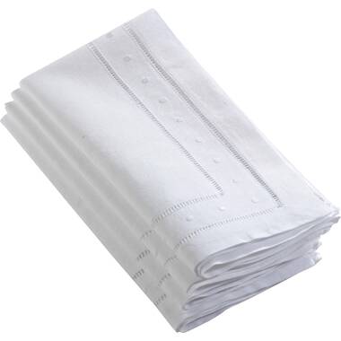 Ruvanti 100% Cotton Multi-Stripe Square Kitchen Cloth Napkins & Reviews