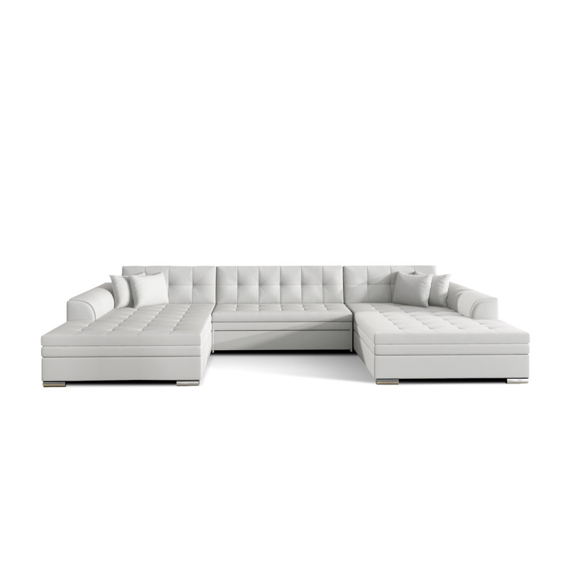Adryauna 4 Seater Sofa Bed, White
