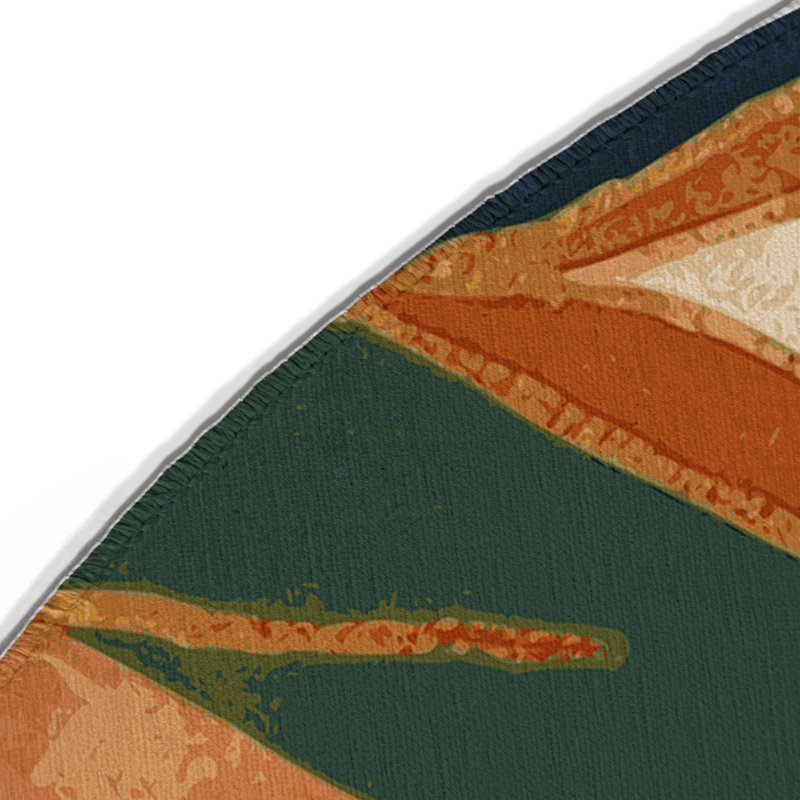 Pine Peaks Indoor And Outdoor Area Rug, Round 5'