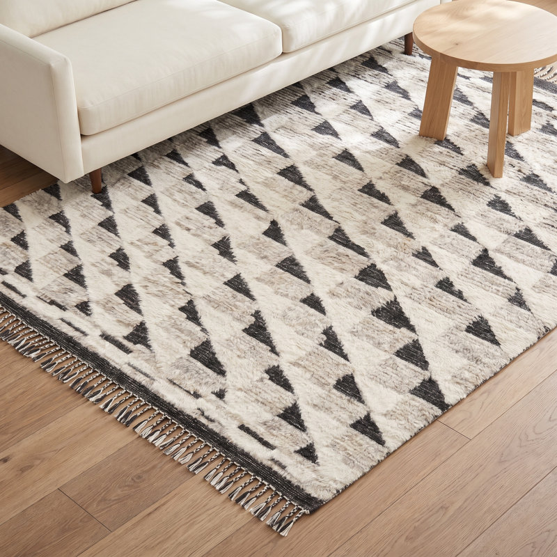Benjamin Geometric Indoor Rug, Rectangle 5'6" x 8'6"