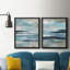 «Distant Drama I» - Toile avec cadre de qualité supérieure - Prêt à être accroché