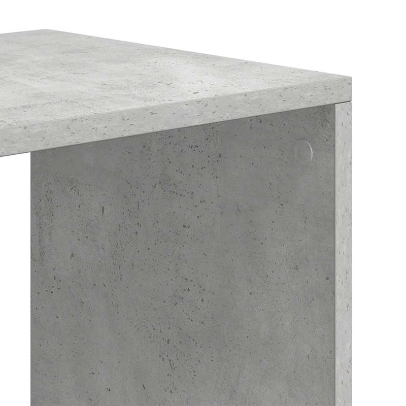 Shaliek Bookcase, 112cm H x 66cm W x 31cm D, Concrete Grey