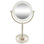 1X/10X Magnifying Double-Sided Lighted AC Plug-In Chrome Tabletop Mirror
