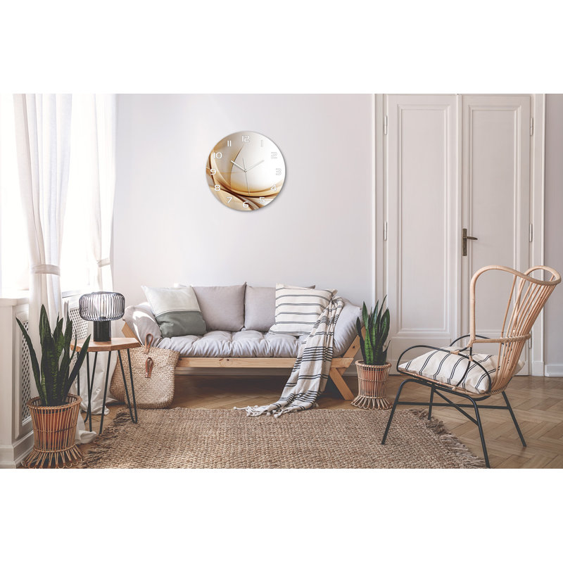 Jesie Glass Wall Clock