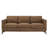 Burwell 89" Genuine Leather Square Arm Sofa