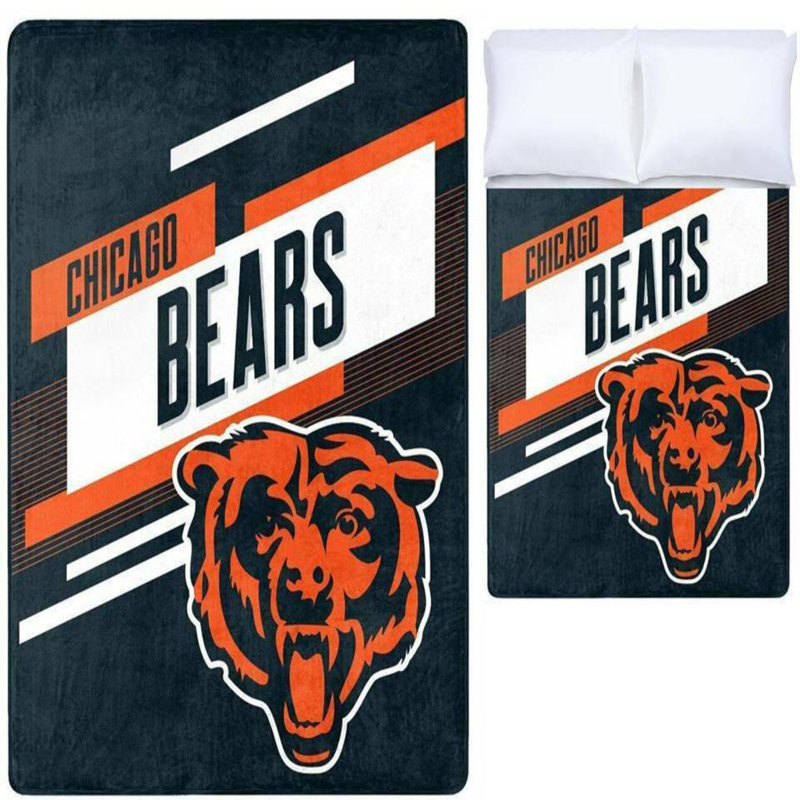 Throw Blanket, Chicago Bears, 60" W x 70" L