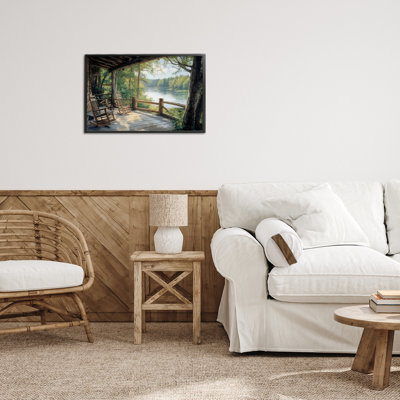 Nature Cabin Views Framed Giclee, design by Franklyn Gregory