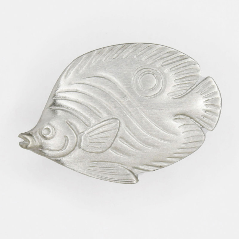 2" Butterfly Fish Left Facing Knob