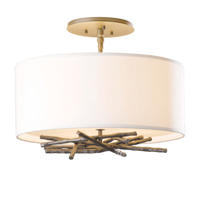 Brindille 3 - Light Semi Flush Mount
