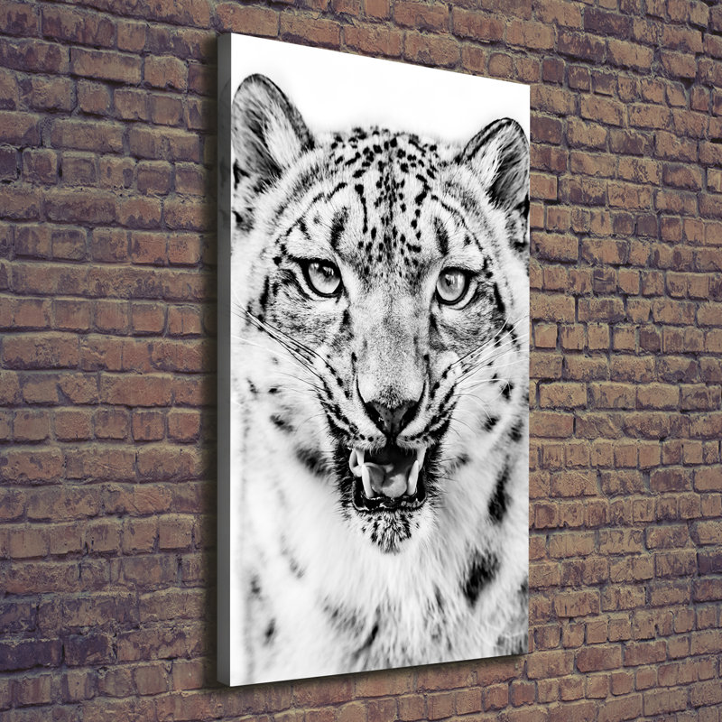 Snow Panther - Wrapped Canvas Print