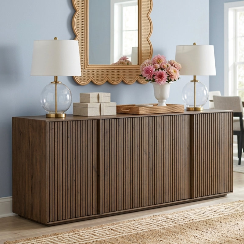 Claribel 82'' Sideboard, Rustic Gray