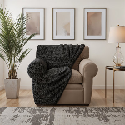 Stretchy Slipcover for Armchair - Secure Fit, Easy to Clean and Durable - Comfort Collection
