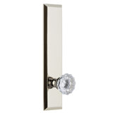 Grandeur Fifth Avenue Tall Plate Single Dummy with Fontainebleau Crystal Door Knob