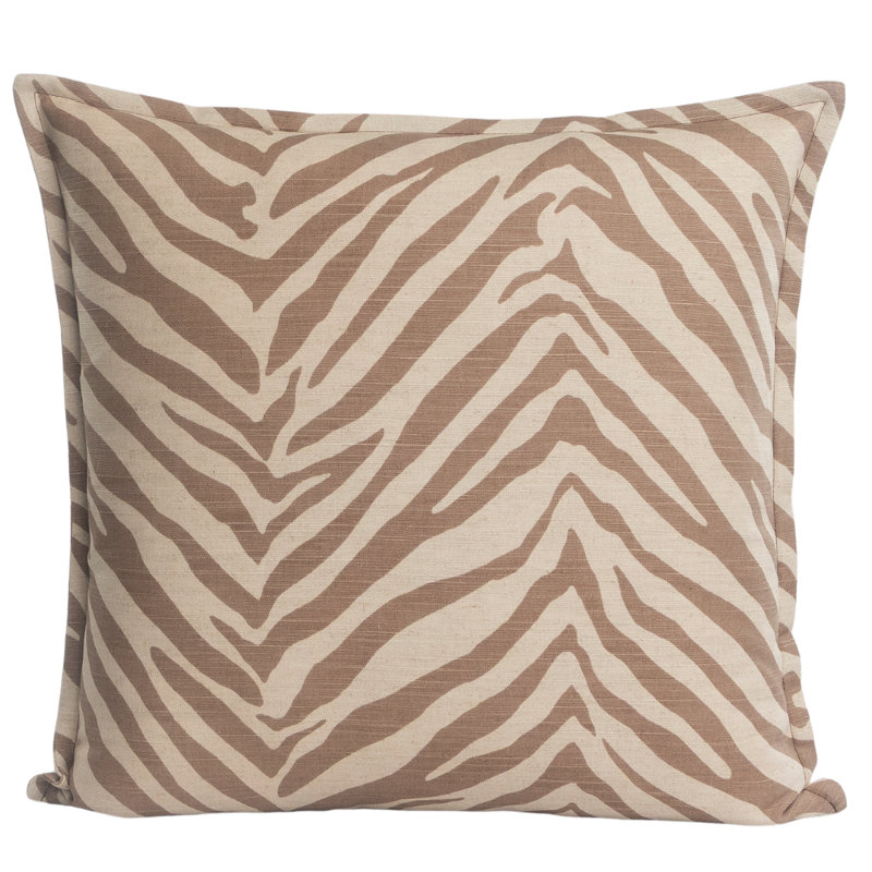 Tonal Tiger Self-Flange Accent Pillow