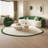 Simple curve two-colour sofa tea table combination